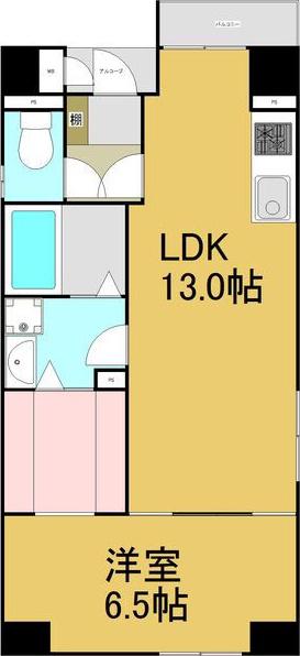 パークレジデンス丸の内駅前(1LDK/8階)の間取り写真