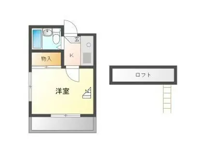 NF GRAN 中村公園(1K/1階)の間取り写真