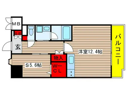 IZUMI OHRINKAN(ワンルーム/3階)の間取り写真