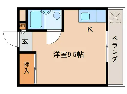 阿部マンション(ワンルーム/3階)の間取り写真