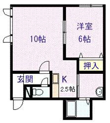 PIT5(1LDK/1階)の間取り写真
