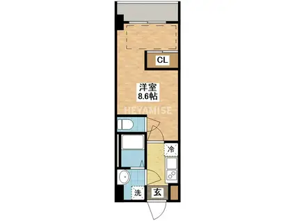 MODERN PALAZZO 文教 PRIMA(1K/6階)の間取り写真
