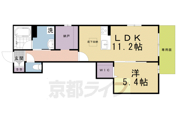 SHAMAISON RELAFORT(1SLDK/1階)の間取り写真