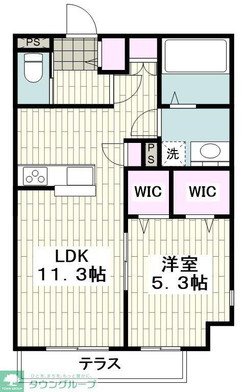クラネイア戸塚(1LDK/1階)の間取り写真