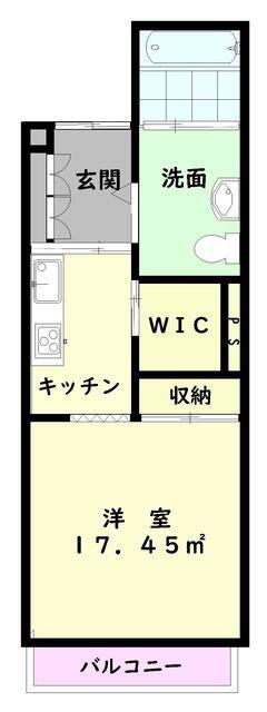 みはるリングハウス(1K/3階)の間取り写真