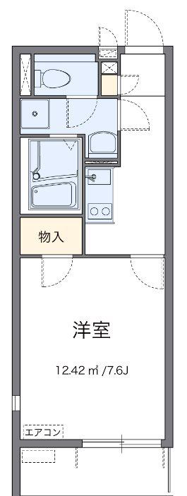 アドバンス殿町(1K/4階)の間取り写真