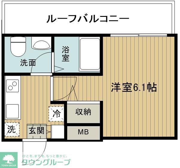 S-RESIDENCE妙蓮寺(1K/4階)の間取り写真