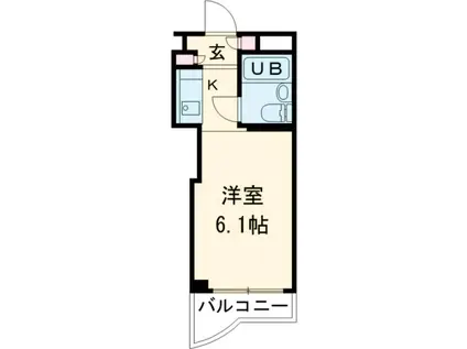 ジョイフル中野坂上(ワンルーム/2階)の間取り写真
