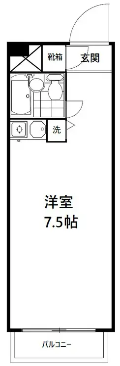 ナビ新桜台 5階階 間取り