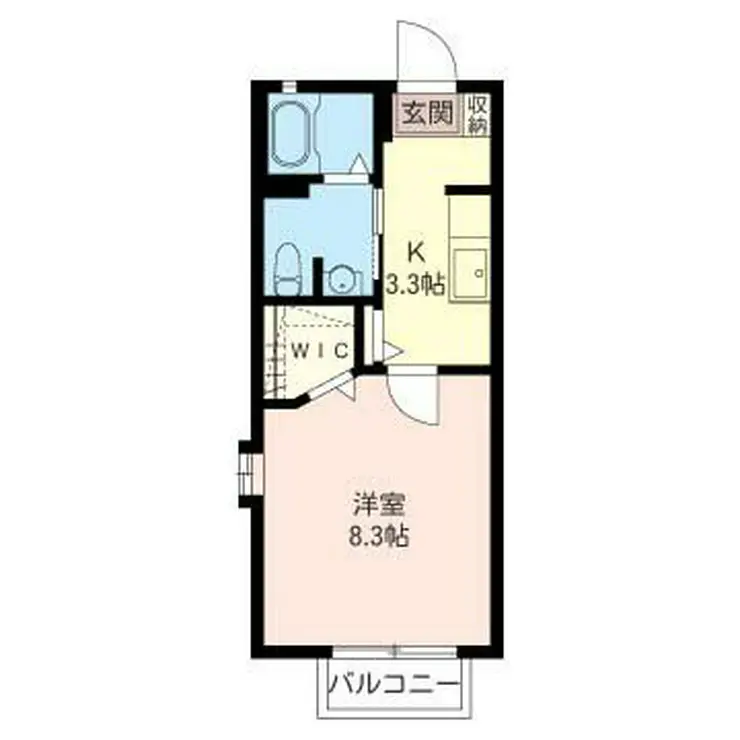 セントラルパイン長谷 2階階 間取り