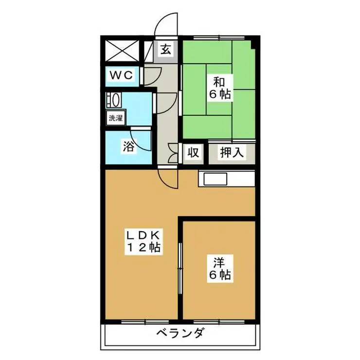 サンライズ港南台 3階階 間取り