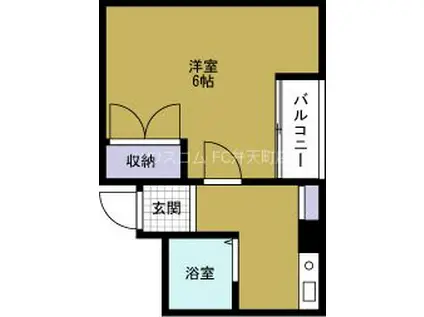 小松ビル(1K/5階)の間取り写真