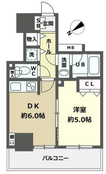 ライオンズタワー池袋 6階階 間取り