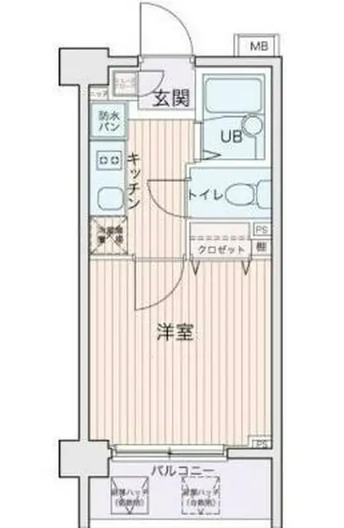 エコロジー都立大学レジデンス 4階階 間取り
