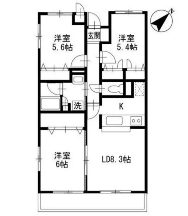 シグナス湘南 1階階 間取り