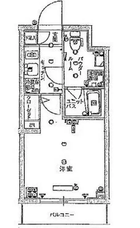 スカイコート蒲田EAST 2階階 間取り