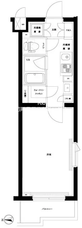 ルーブル新宿西落合八番館 3階階 間取り
