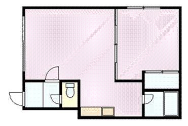 樋口マンションF棟(1LDK/1階)の間取り写真