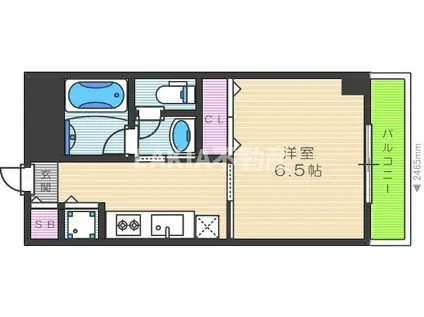 パナ ドルチェ(1K/2階)の間取り写真