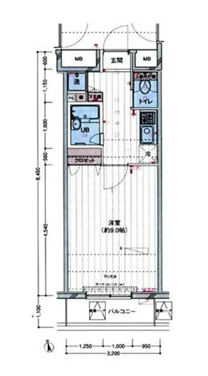 プレスト・アイディ秋葉原 5階階 間取り