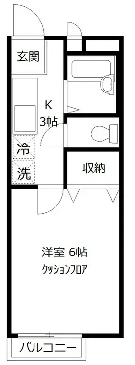 グリーンハイツIV 2階階 間取り