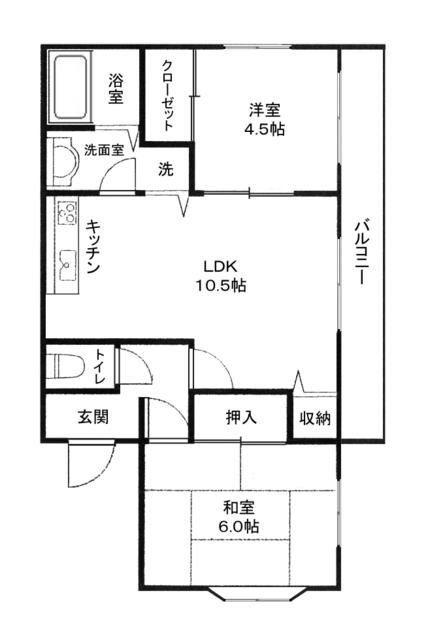 西巣鴨一丁目戸建(2LDK/3階)の間取り写真