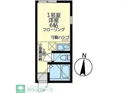 ユナイト追浜ジョルジャ・メローニ(ワンルーム/1階)の間取り写真