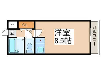 荻田第7ビル(ワンルーム/3階)の間取り写真