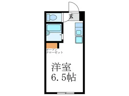サニーハウス堀(ワンルーム/2階)の間取り写真