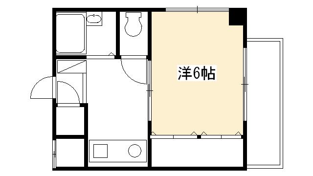 プチソレイユ(1K/2階)の間取り写真