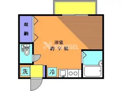 LAVIED OR自由が丘(ワンルーム/1階)の間取り写真