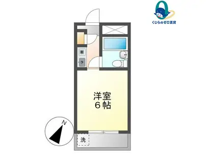 パルティーレ神宮南(1K/5階)の間取り写真