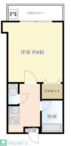 コンフォート東尾久(1K/2階)の間取り写真