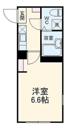 サンコート南太田(1K/3階)の間取り写真