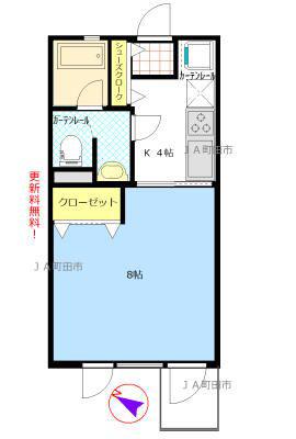 WIN GROVE ANNEX(1K/2階)の間取り写真