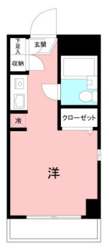 ウィンベルソロ 熊谷第3(ワンルーム/3階)の間取り写真
