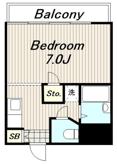 J・K MANSION(1K/3階)の間取り写真