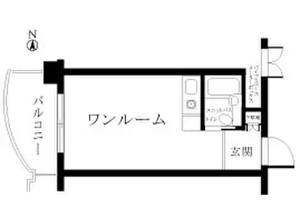 朝日プラザ美濃加茂ステーションコア(ワンルーム/9階)の間取り写真