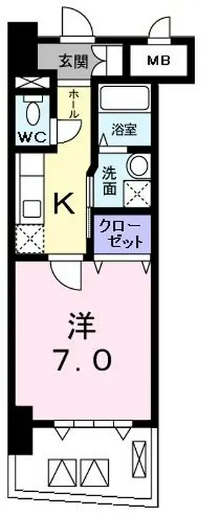 スカイ ガーデン タワー 10階階 間取り