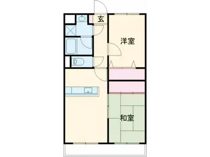 STATION FRONT(2LDK/4階)の間取り写真