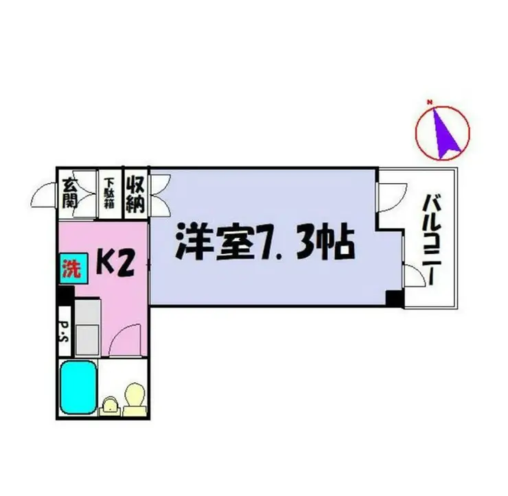 CKすずかけ台 5階階 間取り