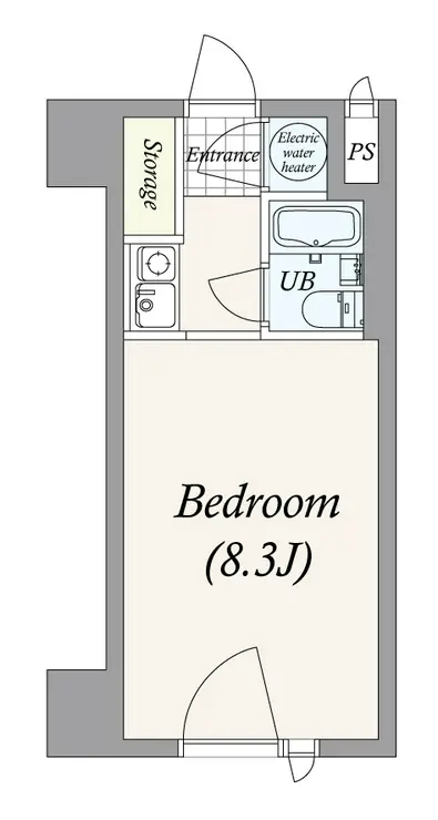 東神田サマリヤマンション 2階階 間取り