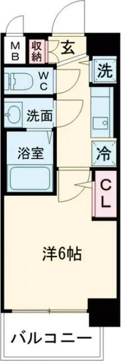 ファミール浅川 5階階 間取り