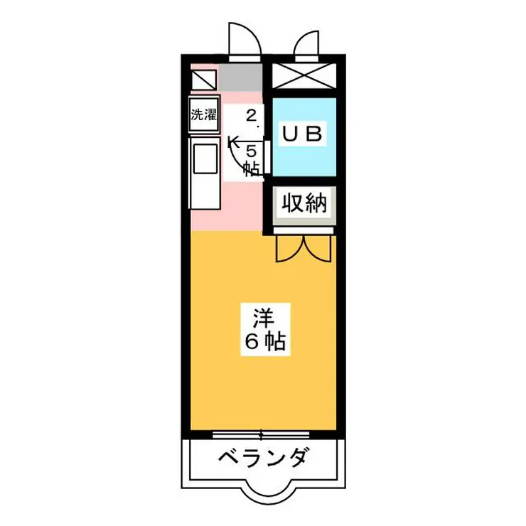 リザーブ三笠 2階階 間取り