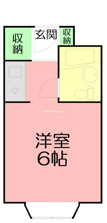 ハイツマイヤアタ 2階階 間取り