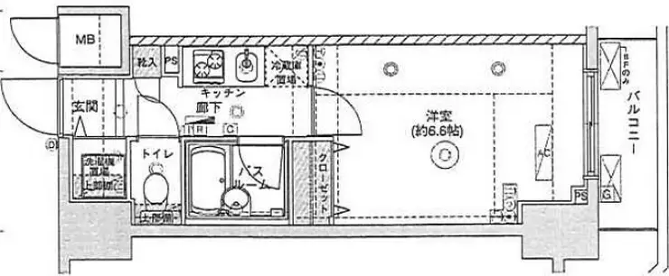 フェニックス横濱関内BAY GAIA 3階階 間取り