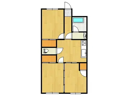 コンシェール和光(3DK/3階)の間取り写真