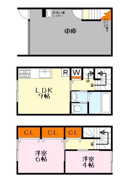 サンビオーズ(2LDK/1階)の間取り写真