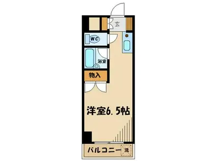 アニスティ(ワンルーム/3階)の間取り写真