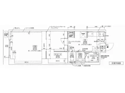 KENS 目白(1SK/2階)の間取り写真